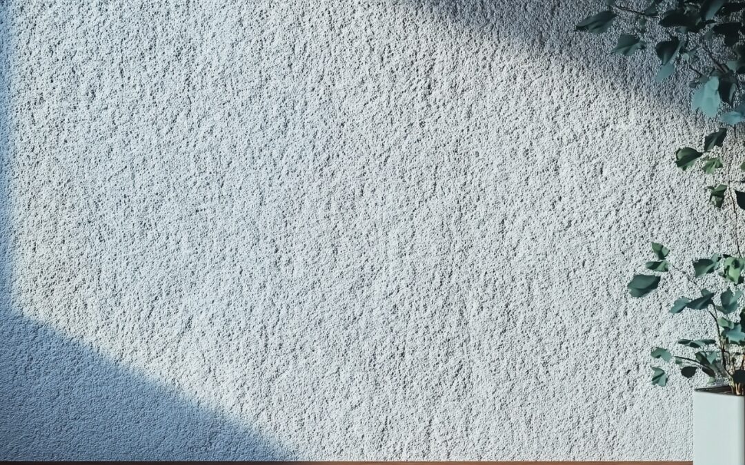 Una pared con gotelé.