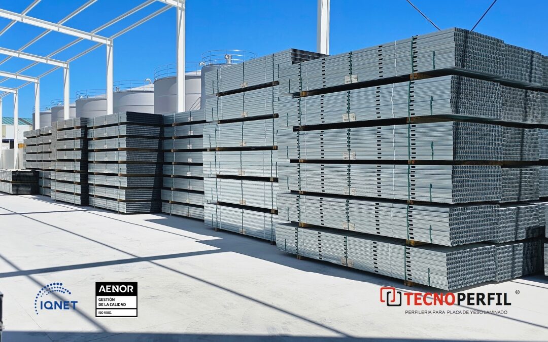 Perfiles de Tecnoperfil con los que Placomat ha obtenido la certificación ISO.