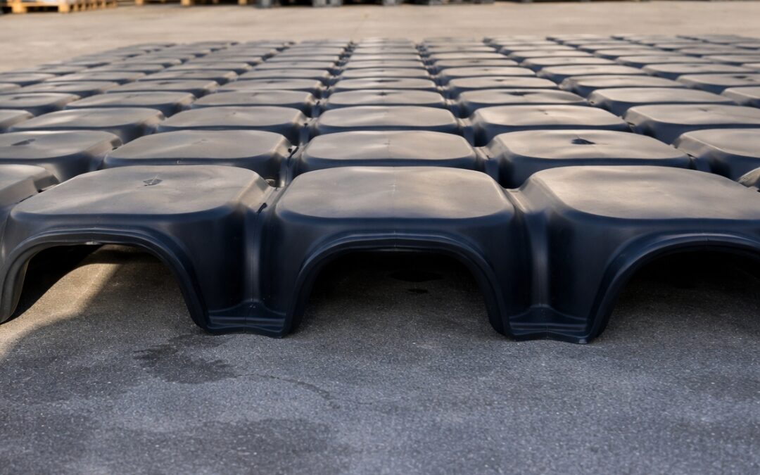 Casetones de Cofratto preparados para su instalación en obra nueva.