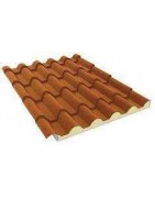 Paneles cubierta tipo teja